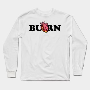 burn heart Long Sleeve T-Shirt